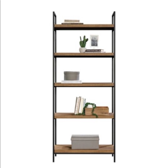 Canvas Robson Wide 5-Shelf Bookcase - Picture 8 of 9